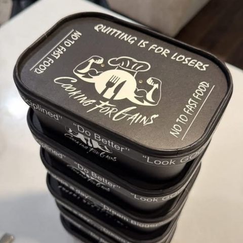 CFG™ Pre Order- Meal Prep Containers – 50 Pack