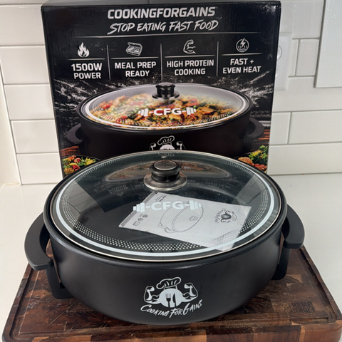 CFG Electric Meal Prep Skillet — Pre-Order
