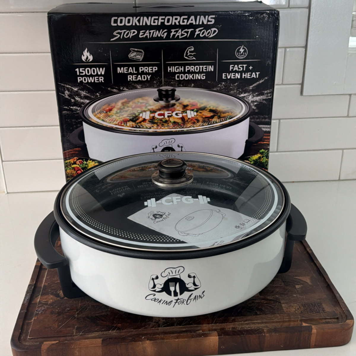 CFG PRE-ORDER — Electric Meal Prep Skillet – CFG Store